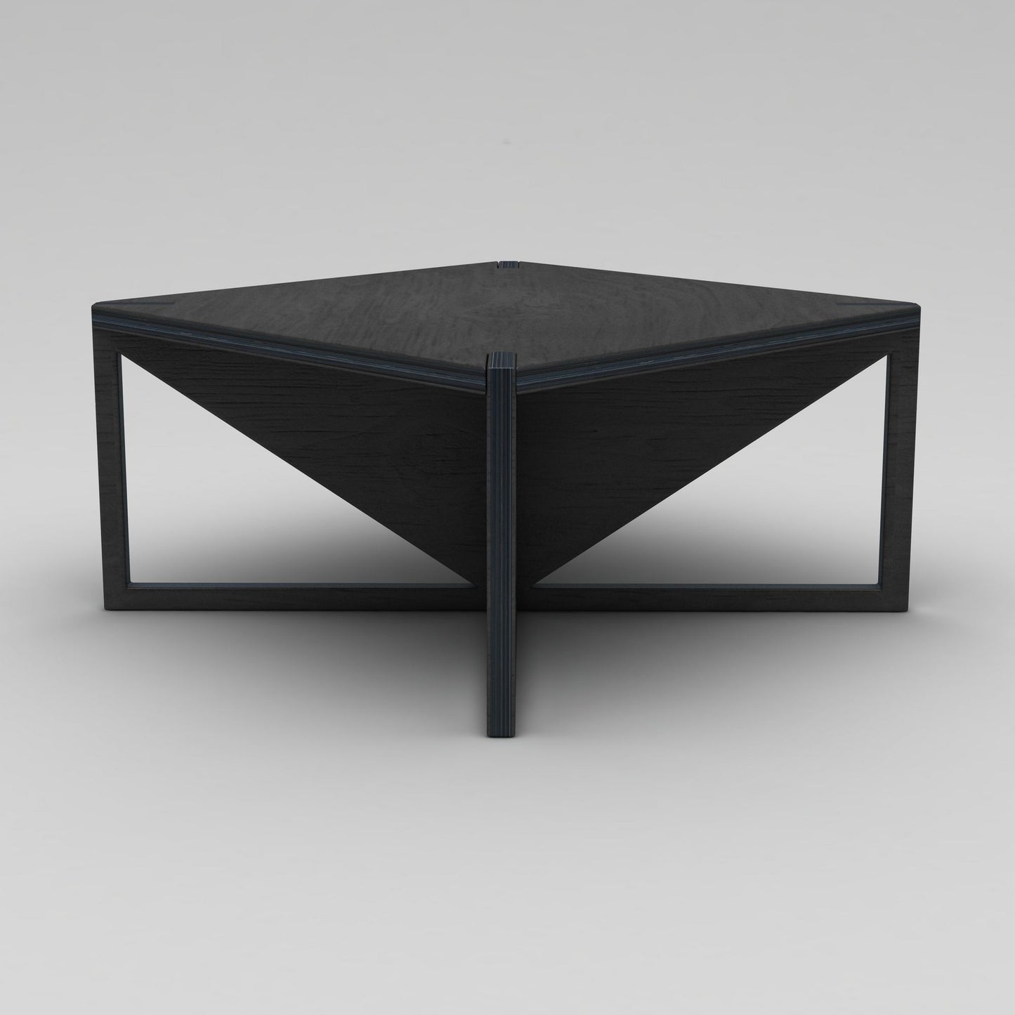 Τραπεζάκι Σαλονιού Μαύρο 75 x 75 x 40 εκ GR980NPR1201