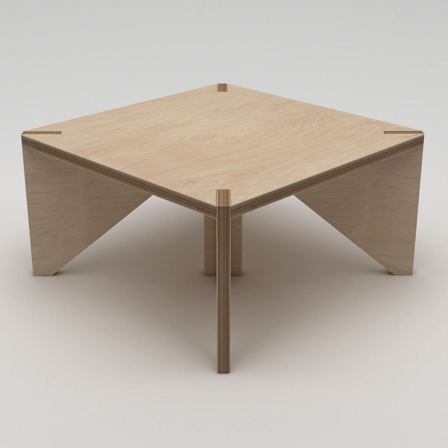 Τραπεζάκι Σαλονιού Φυσικό Wood 75 x 75 x 40 εκ GR980NPR1202