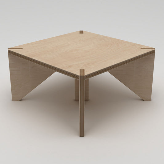 Τραπεζάκι Σαλονιού Φυσικό Wood 75 x 75 x 40 εκ GR980NPR1202