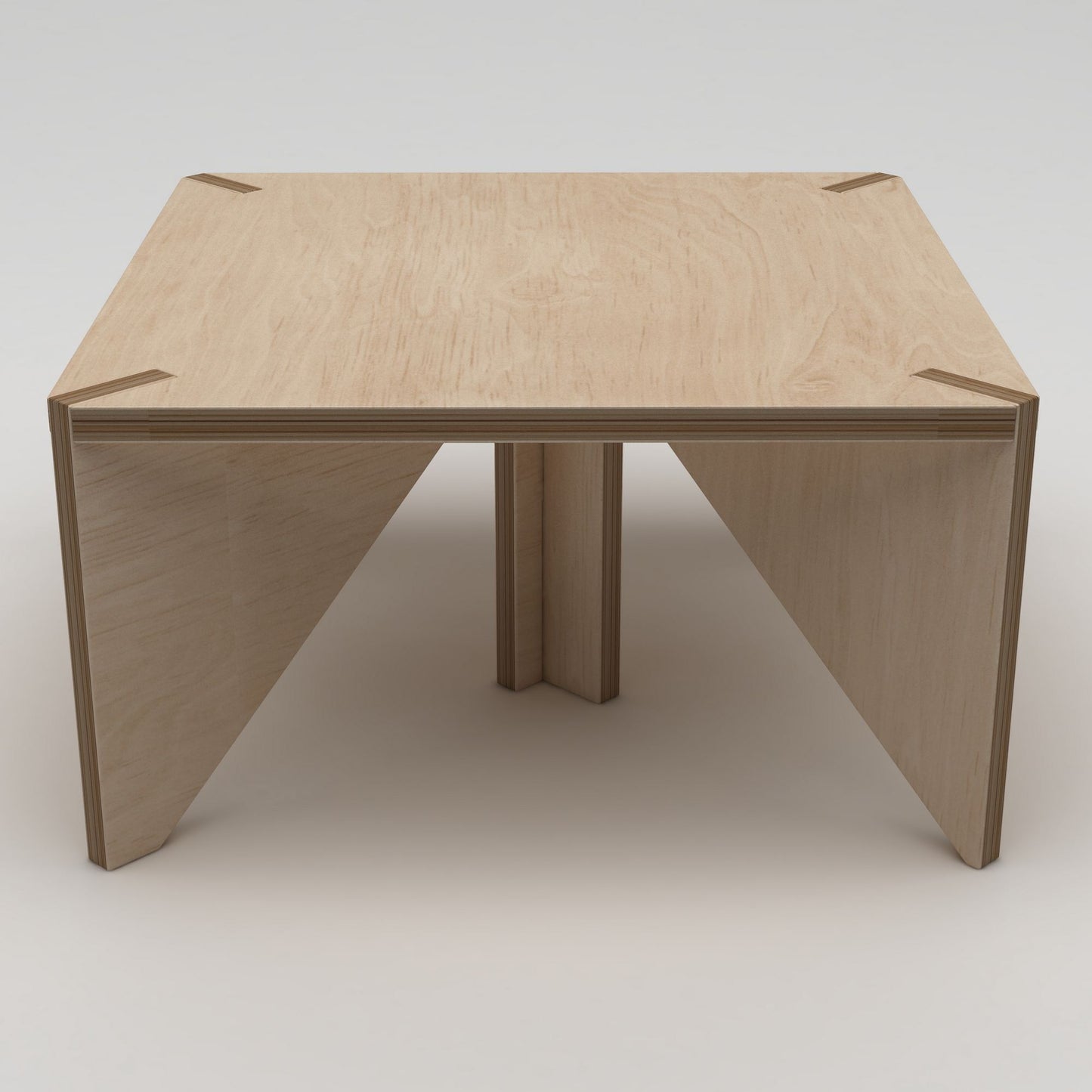 Τραπεζάκι Σαλονιού Φυσικό Wood 75 x 75 x 40 εκ GR980NPR1202