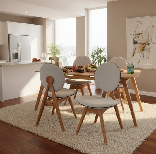 Τραπεζαρία με 4 καρέκλες σετ