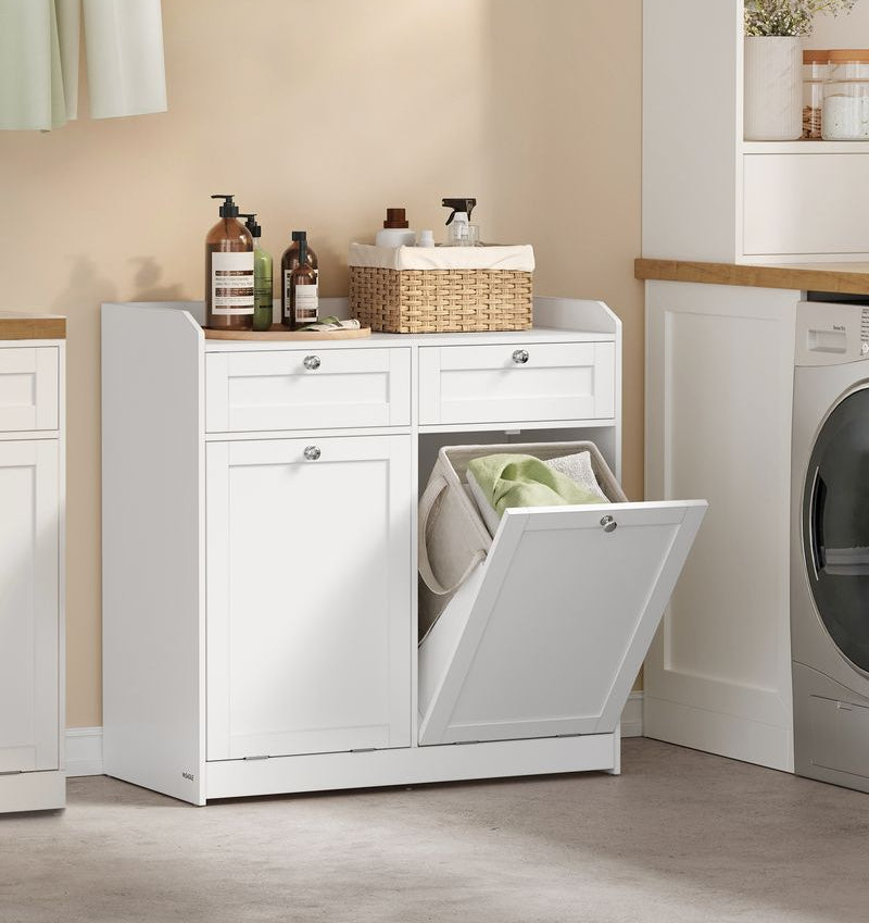 Ντουλάπι Μπάνιου με διπλό καλάθι 