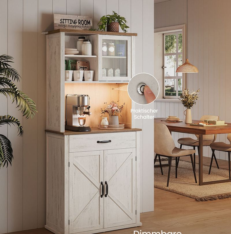 Μπουφές με φωτισμό Ντουλάπι Βοηθητικό