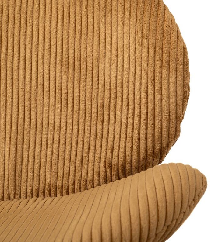 Πολυθρόνα Μοντέρνα Ευρύχωρη Εργονομική Μουσταρδί 92076