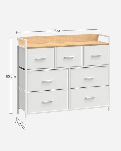 Chest of Drawers Bedroom Wardrobe Bedroom Clothes Storage White Console Sideboard LT-S523W57