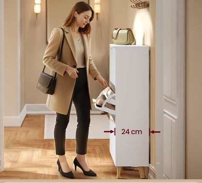 Έπιπλο Εισόδου Παπουτσοθήκες Ντουλάπι Παπουτσιών Διαδρόμου Παπουτσοθήκη HS-C302WB02