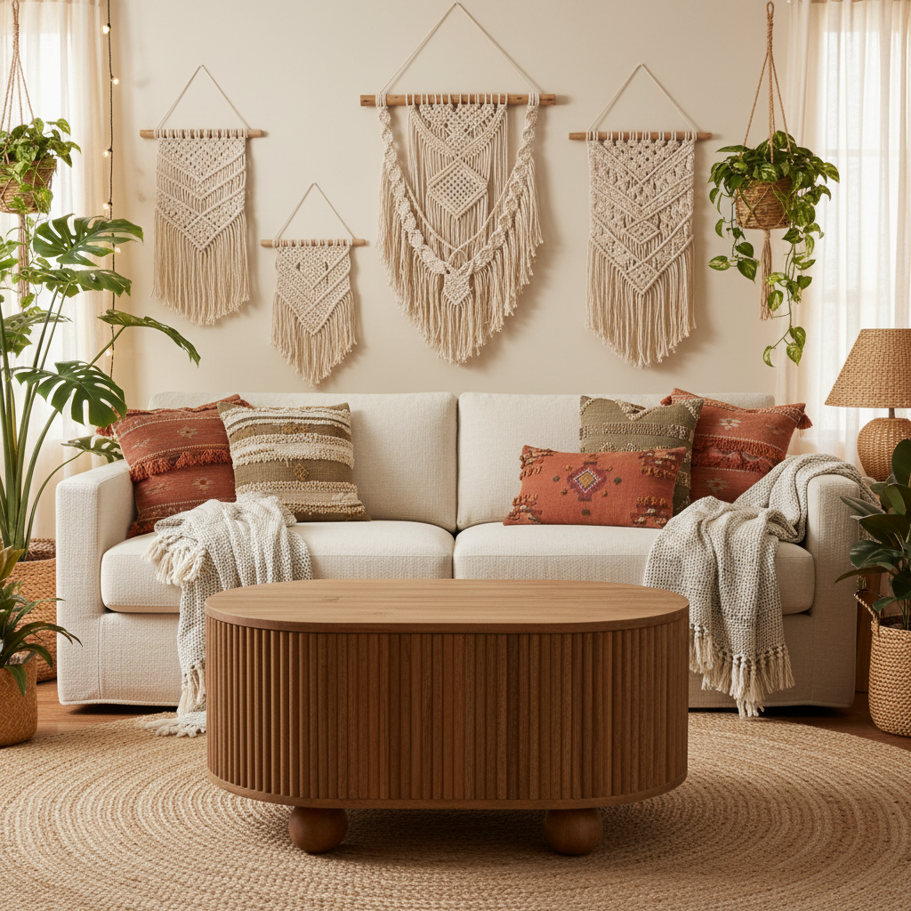 Τραπεζάκι Σαλονιού Οβάλ