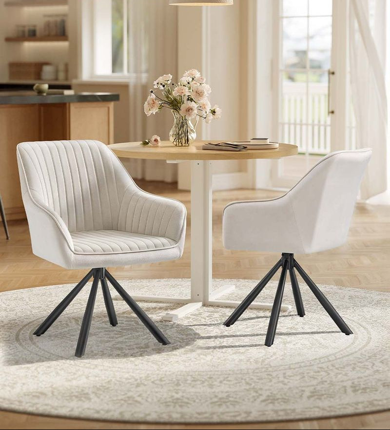 Καρέκλα Γραφείου Καρέκλες Τραπεζαρίας Εργονομική Περιστρεφόμενη Βελούδο Μπουντουάρ  KD-C161K01