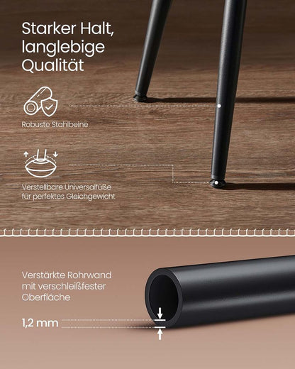 Σκαμπό για Πάσο Κουζίνας σετ 4 τεμ 76εκ Μπαρ EKHO Δερματίνη Ρετρό Στυλ LB-C290K01