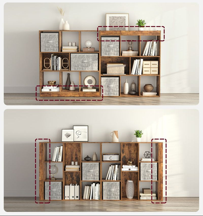 Χαμηλή Βιβλιοθήκη Χώρισμα Ντουλάπι Γραφείου Σαλονιού 100x97,5x30  LB-C52BX