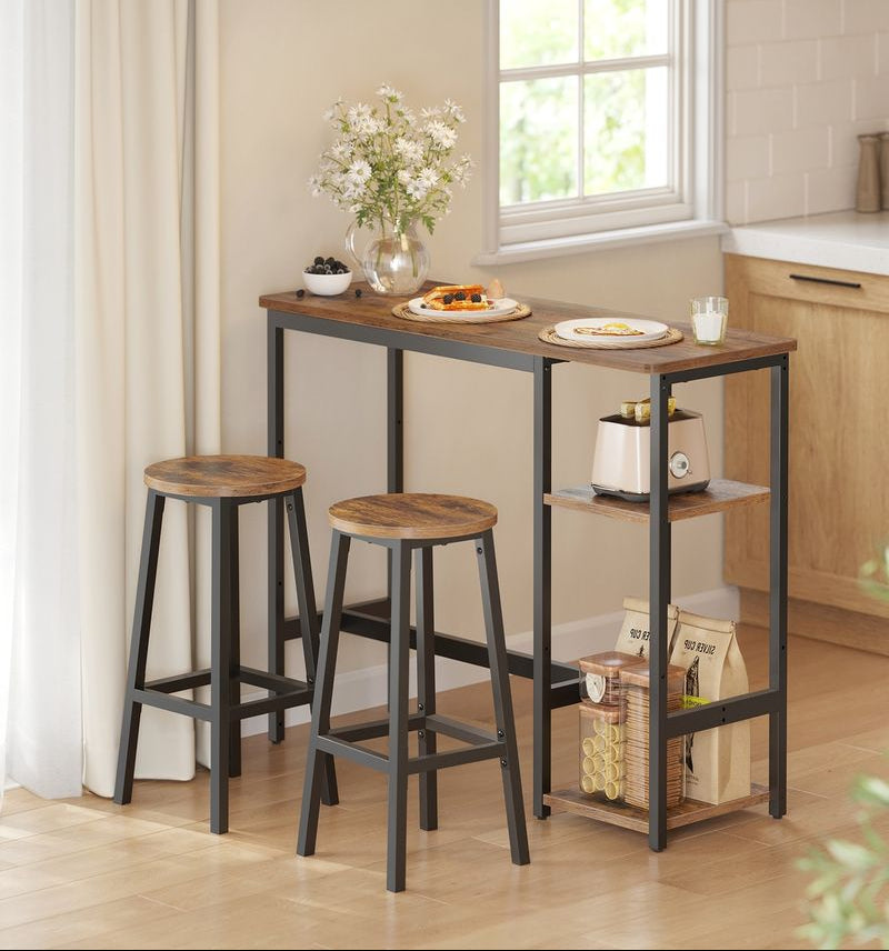 Σετ Τραπέζι Μπαρ Με 2 Σκαμπό