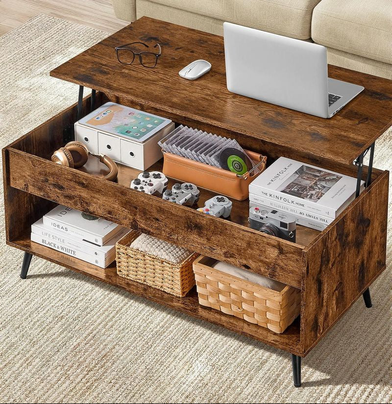 Τραπεζάκι Σαλονιού Με Ρυθμιζόμενο Ύψος