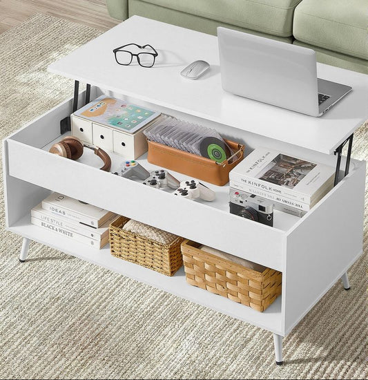 Τραπεζάκι Σαλονιού Με Ρυθμιζόμενο Ύψος