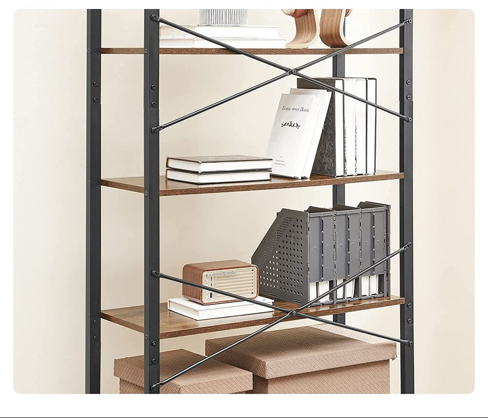 Βιβλιοθήκη Ραφιέρα Γραφείου Ράφι 80 x 30 x 186 εκ B34-LLS082B01