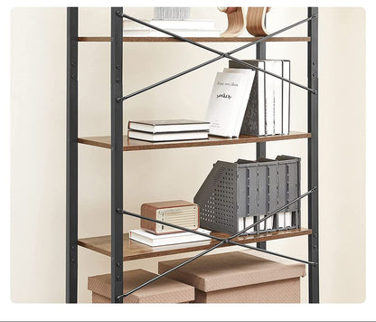 Βιβλιοθήκη Ραφιέρα Γραφείου Ράφι 80 x 30 x 186 εκ B34-LLS082B01