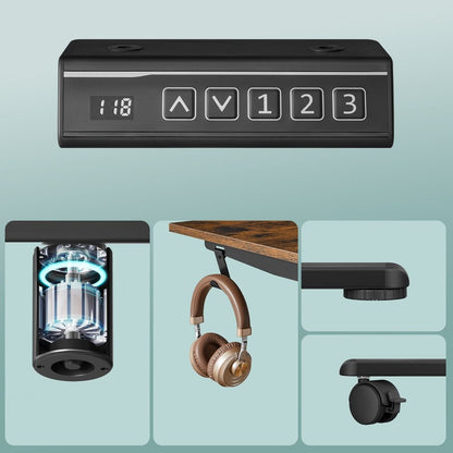 Μηχανισμός για Γραφείο Ρυθμιζόμενου Ύψους Ηλεκτρικό για Διάφορα Μεγέθη Χωρίς Τάβλα LSD-B35021B01