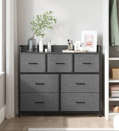 Συρταριέρα Κρεβατοκάμαρας Ντουλάπι Αποθήκευση Ρούχων Υπνοδωματίου Ανθρακί Κονσόλα Μπουφές LT-S523G22