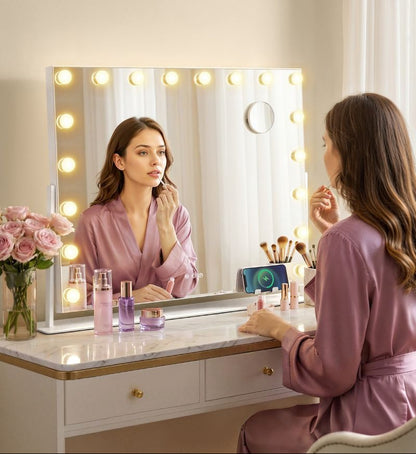 Μεγάλος Καθρέφτης Μακιγιάζ Φορητός