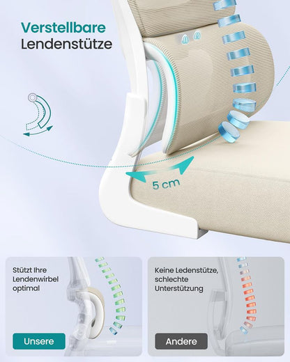 Καρέκλα Γραφείου Με προσκέφαλο Εργονομικές Καρέκλες Γραφείου Υπολογιστή με πτυσσόμενα μπράτσα OB-N041L01