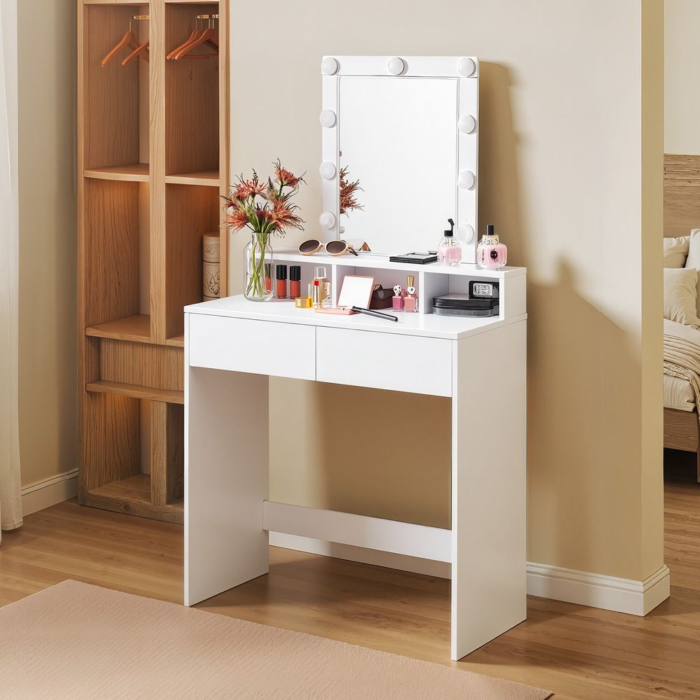 Dressing Table Makeup Dressing Table Bedroom Toilet Mirror White