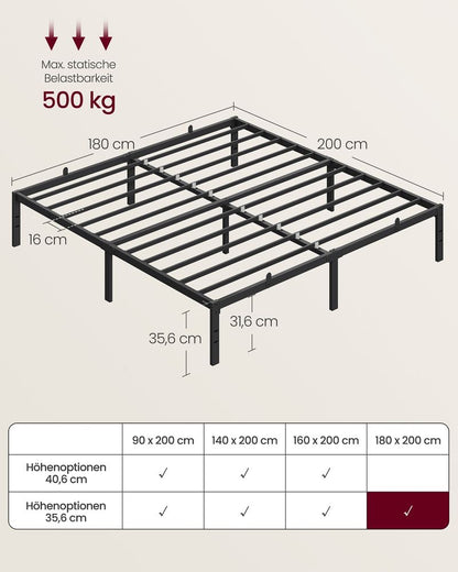 Σκελετός Κρεβατιού Κρεβάτι Κρεβατοκάμαρας σε διάσταση 140-160-180 x 200 εκ RM-B134B01