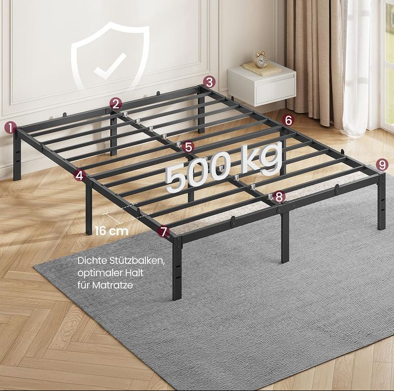 Σκελετός Κρεβατιού Κρεβάτι Κρεβατοκάμαρας σε διάσταση 140-160-180 x 200 εκ RM-B134B01