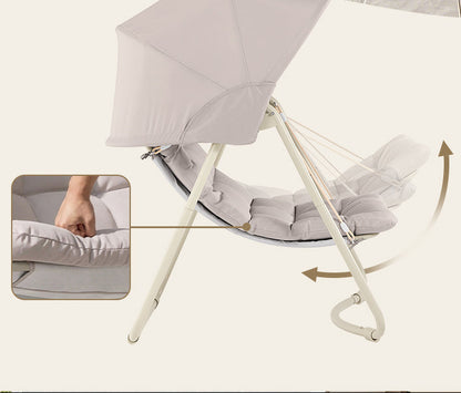 Κρεμαστή Κούνια Κήπου Αιώρα Με Τέντα Κουνιστή Εργονομική Πολυθρόνα Φωλιά με Χοντρό Μαξιλάρι B0-GWDLH5KQ