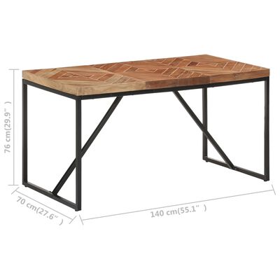 Large Kitchen Table Industrial Dining Room Solid Wood 1323552