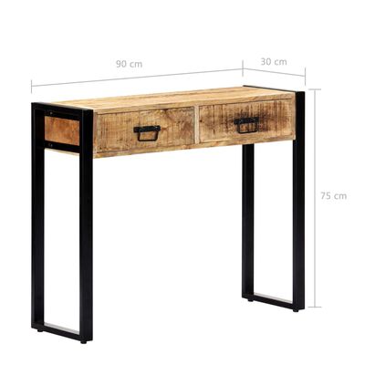 Entrance Console Table Rustic Buffet 90 x 30 x 75 cm. (L x W x H) 1247920