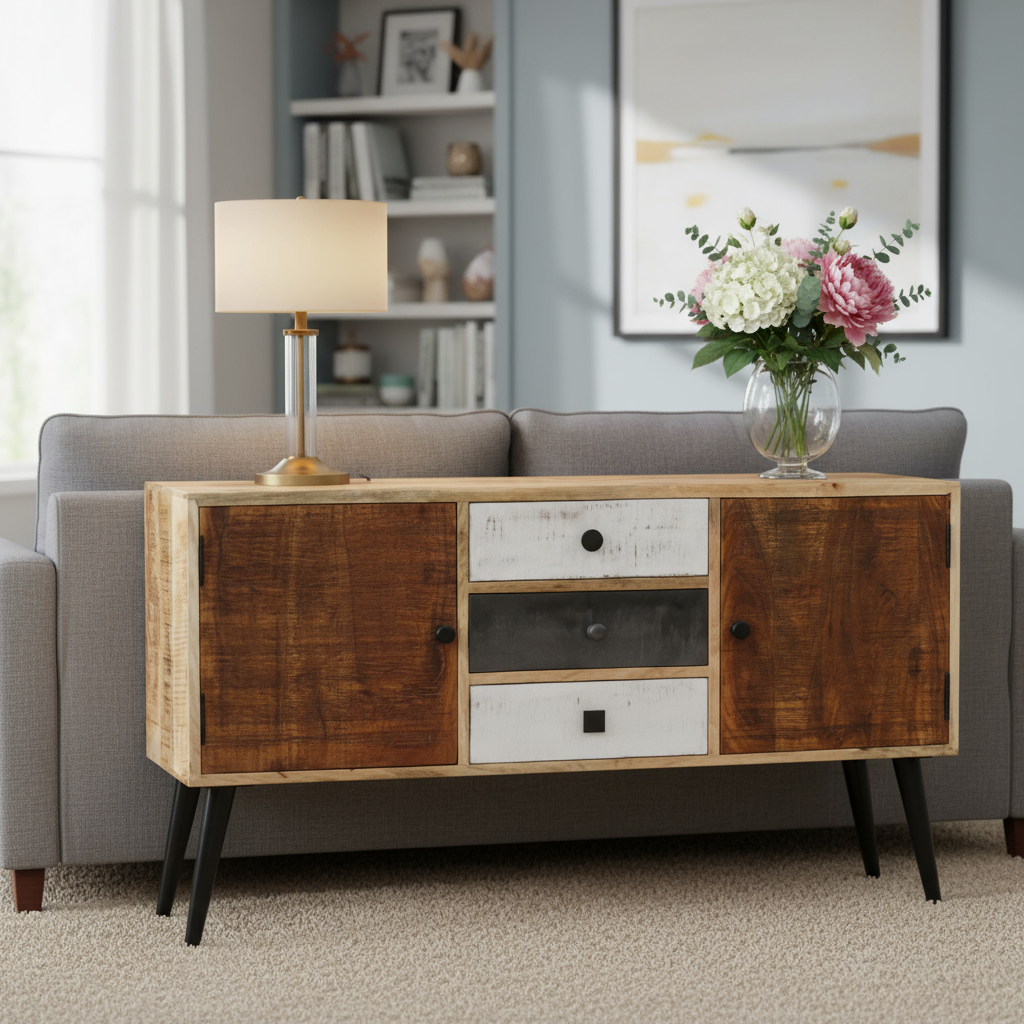 Μπουφές Μασίφ Ξύλο