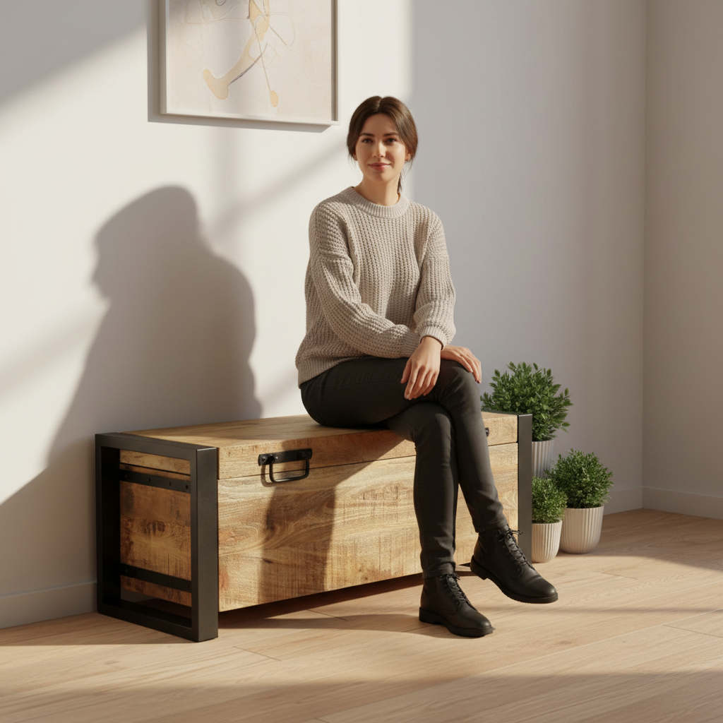 Παγκάκι Εισόδου Μπαούλο Κρεβατοκάμαρας 