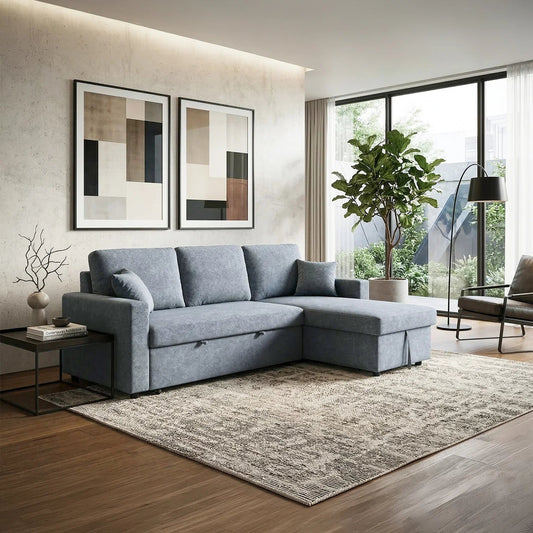 Γωνιακοί Καναπέδες Κρεβάτι