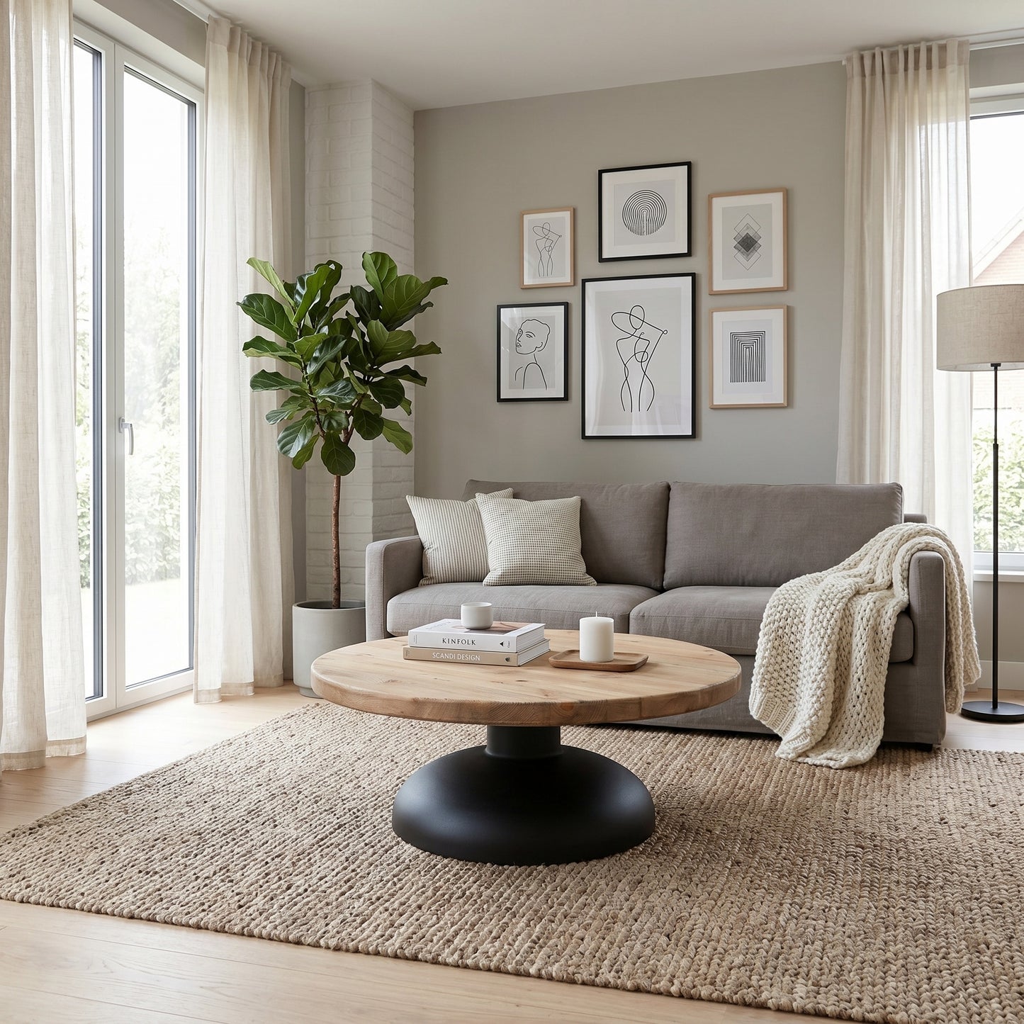 Τραπεζάκι Σαλονιού Στρόγγυλο