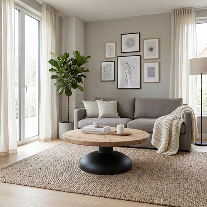 Τραπεζάκι Σαλονιού Στρόγγυλο