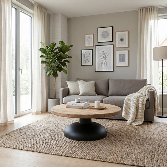 Τραπεζάκι Σαλονιού Στρόγγυλο