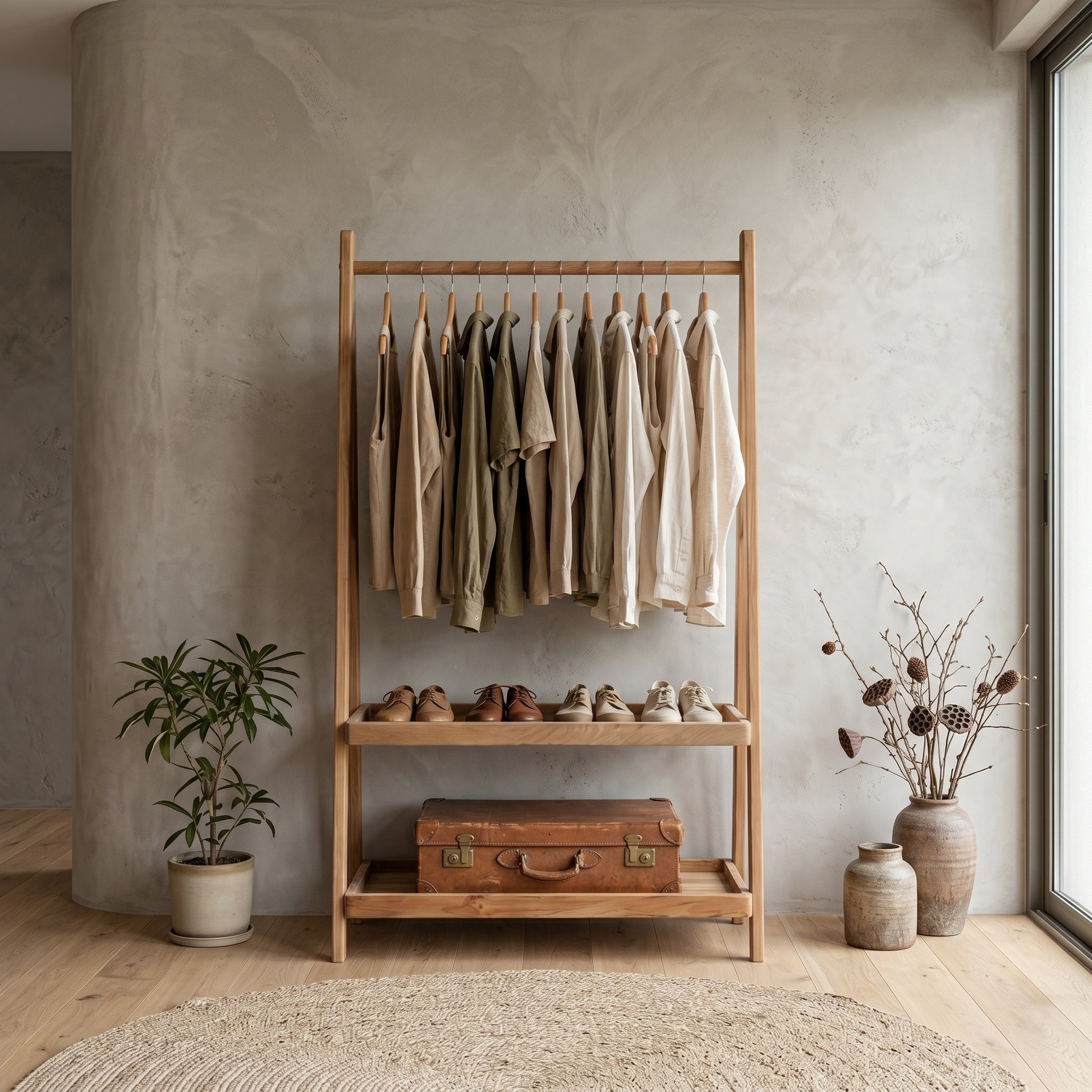 Κρεμάστρα Ρούχων Ανοιχτή Ντουλάπα