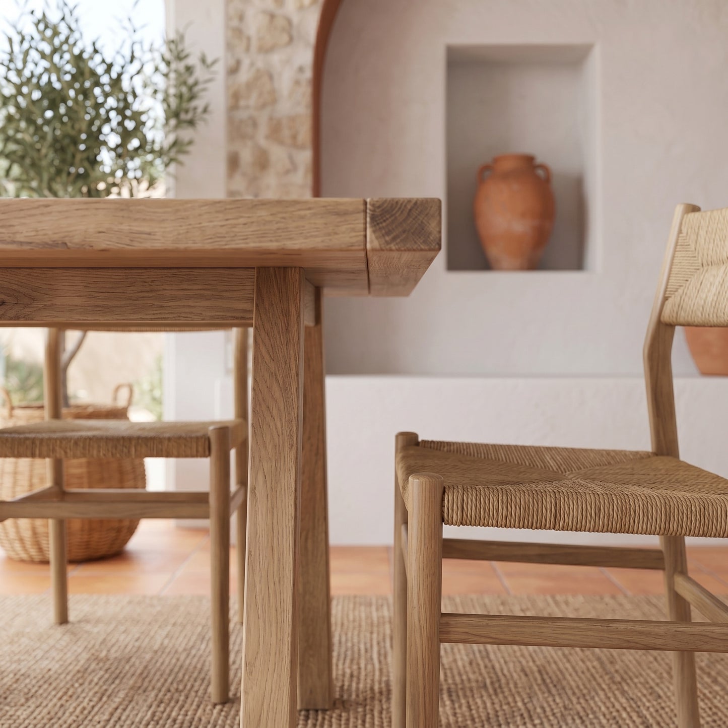Τραπέζι Κουζίνας Τραπεζαρίας Ξύλινο από Μασίφ Ξύλο Πεύκου 148x80x75 εκ. Διαχρονικός & Ανθεκτικός Σχεδιασμός OG-FE110