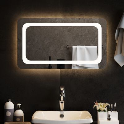Moderner Badezimmerspiegel mit LED-Beleuchtung